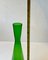 Vase Diablo Mid-Century en Verre Vert par Per Lütken pour Holmegaard, 1960s 4