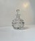 Small Art Deco Cut Crystal Decanter, 1930s, Image 1