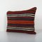 Handmade Organic Striped Lumbar Cushion Cover, Image 2