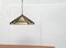 Vintage Postmodern Geometric Lamellar Pendant Lamp, 1980s 1