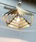 Vintage Postmodern Geometric Lamellar Pendant Lamp, 1980s, Image 4