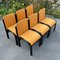 Vintage Italian Orange Dining Chairs, 1980s, Set of 6 6