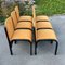 Vintage Italian Orange Dining Chairs, 1980s, Set of 6 4