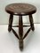 Mid-Century French Oak Tripod Stool in the Style of Charles Dudouyt, 1950s, Image 2