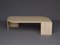Vintage Travertine Coffee Table attributed to Roche Bobois, France, 1970s 2