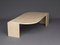 Vintage Travertine Coffee Table attributed to Roche Bobois, France, 1970s, Image 3