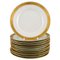 No. 607. 11 Porcelain Cake Plates from Royal Copenhagen, 1944, Set of 11, Image 1