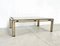 Vintage Coffee Table in Brass and Chome, 1980s 4