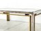 Vintage Coffee Table in Brass and Chome, 1980s 2