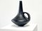 Vintage Vase aus schwarzer Terrakotta 5
