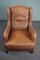 Vintage Lounge Chair in Cow Leather 6
