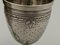 Antique Silver Egg Cups on Shower Stand Minerva with Initials, Set of 2 6