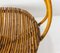 Mid-Century Wicker Basket Fruit Basket, France, 1950s 7