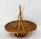 Mid-Century Wicker Basket Fruit Basket, France, 1950s, Image 4