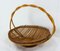 Mid-Century Wicker Basket Fruit Basket, France, 1950s 3