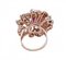 Retro Rose Gold and Silver Ring, 1960s 3