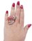 Bague en Forme de Poisson en Or Rose et Argent, 1950s 4