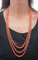Coral Multi-Strands Necklace, 1950s, Image 5