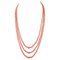 Coral Multi-Strands Necklace, 1950s, Image 1
