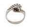 18 Karat White Gold Solitaire Ring, 1950s, Image 3