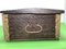 Small Antique Wooden Chest with Carved Heart Design 10
