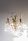 Französische Messing & Kristallglas Wandlampen, 1940er, 2er Set 8