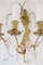 French Brass and Crystals Appliques, 1940s, Set of 2, Image 4