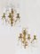 French Brass and Crystals Appliques, 1940s, Set of 2, Image 6