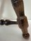 Antique French Turned Oak Stool, 1930s, Image 11