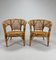 Mid-Century Rattan Easy Chairs, 1960s, Set of 2 8