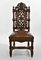 Antique Heavily Carved Oak & Hand Dyed Leather Dining Chairs, London, 1890s, Set of 8 6