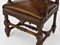 Antique Heavily Carved Oak & Hand Dyed Leather Dining Chairs, London, 1890s, Set of 8, Image 10