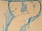 Amedeo Modigliani, Blue Caryatid 2, Litografia e stencil su carta Arches, 1960, Immagine 4