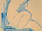 Amedeo Modigliani, Blue Caryatid 2, Litografia e stencil su carta Arches, 1960, Immagine 3
