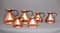 19th Century Copper Measuring Jugs, 1870s, Set of 6 11