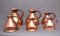 19th Century Copper Measuring Jugs, 1870s, Set of 6 16