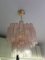 Pinker Tronchi Venini Kronleuchter aus Muranoglas von Simoeng 12