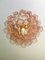 Lustre Tronchi Venini en Verre de Murano Rose de Simoeng 11