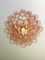 Pink Murano Glass Style Tronchi Venini Chandelier from Simoeng 11