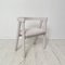 Italienischer Mid-Century Sessel aus Weißem Boucle Stoff, 1971 2