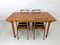 McIntosh Dining Table and Chairs, 1960s, Set of 7 1