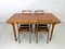 Table et Chaises de Salle à Manger McIntosh, 1960s, Set de 7 1