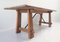 Antique French Alpine Eichen Table, 1950s 6