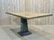 Oak and Cast Iron Base Worktable 6