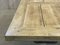 Oak and Cast Iron Base Worktable 15