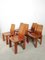 Chairs in the style of Carlo Scarpa, Italy, 1970s, Set of 6 2