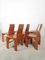 Chairs in the style of Carlo Scarpa, Italy, 1970s, Set of 6 4