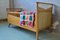 Bohemian Wooden and Wicker Child Bed, 1960s 12