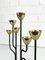 Vintage Scandinavian Candelabra in Brass and Metal by Gunnar Ander for Ystad Metall, 1950s 6