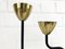 Vintage Scandinavian Candelabra in Brass and Metal by Gunnar Ander for Ystad Metall, 1950s 8